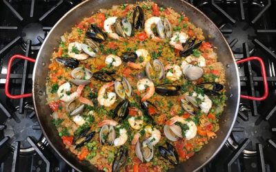 Shellfish Paella with Cauliflower Rice