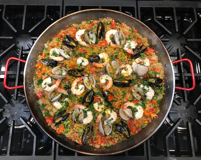 Shellfish Paella with Cauliflower Rice