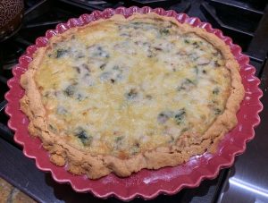 Quiche with Mushrooms, Onion, and Spinach—Gluten Free - Steven Masley ...