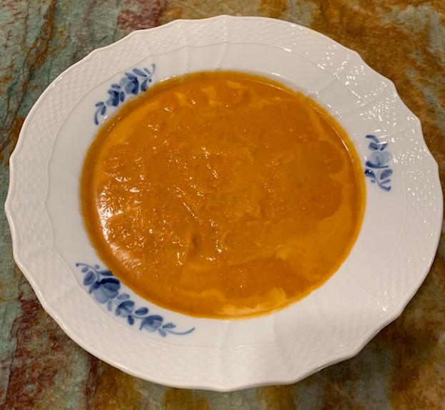 Tomato & Pumpkin Soup with Caribbean Spices