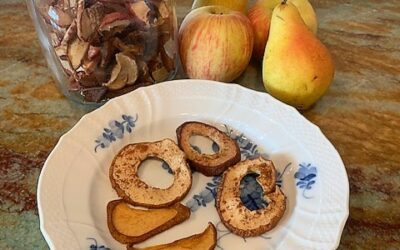 Dried Apples and Pears with Cinnamon